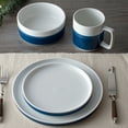 thumbnail image 6 of Noritake ColorStax Stripe Blue Set of 4 Stax Dinner Plates, 6 of 7