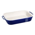 thumbnail image 1 of STAUB Ceramique 4.4 L Ceramic Rectangular Oven Dish, Dark-Blue, 1 of 9
