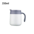thumbnail image 4 of Bearachild Frasco al vacío taza de café de acero inoxidable hogar escuela Oficina Camping interior exterior botella de agua aislada bebida taza térmica Juegos de servir café y té Blanco 350ml Bearachild HA071847-02, 4 of 6