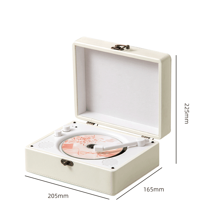Middix Retro CD/DVD Player With Speaker for home Kpop Portable Bluetooth Speaker Audio AUX Input/Output Built-in Battery