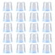 thumbnail image 5 of 20pcs Round Baked Food Case Durable Packing Box Disposable Box Saver Transparent Plastic Box With Lids (Blue), 5 of 8