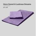 thumbnail image 3 of Fabdreams 100% Organic Cotton GOTS Certified 300TC King / California King Size Pillowcase | Lilac, 3 of 9