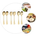 thumbnail image 4 of Weiweiguan 1 Set Stainless Steel Serving Spoons Slotted Spoons Sporks Solid Spoons, 4 of 7