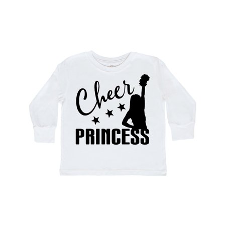 

Inktastic Cheer Princess Cheerleading Gift Gift Toddler Toddler Girl Long Sleeve T-Shirt