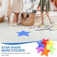 thumbnail image 3 of CIMAXIC 30pcs Color Carpet Mark Sticker Star Children's Game Education Puzzle Mark Sticker,3.94"X3.94"X0.39", 3 of 5