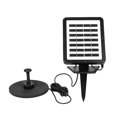 thumbnail image 2 of Solar Fountain Pump with LED Lighting, 1.5W Floating Solar Panel Submersible Brushless Water Pump Kit, Battery Backup, for Bird Bath Garden Pond, 2 of 6