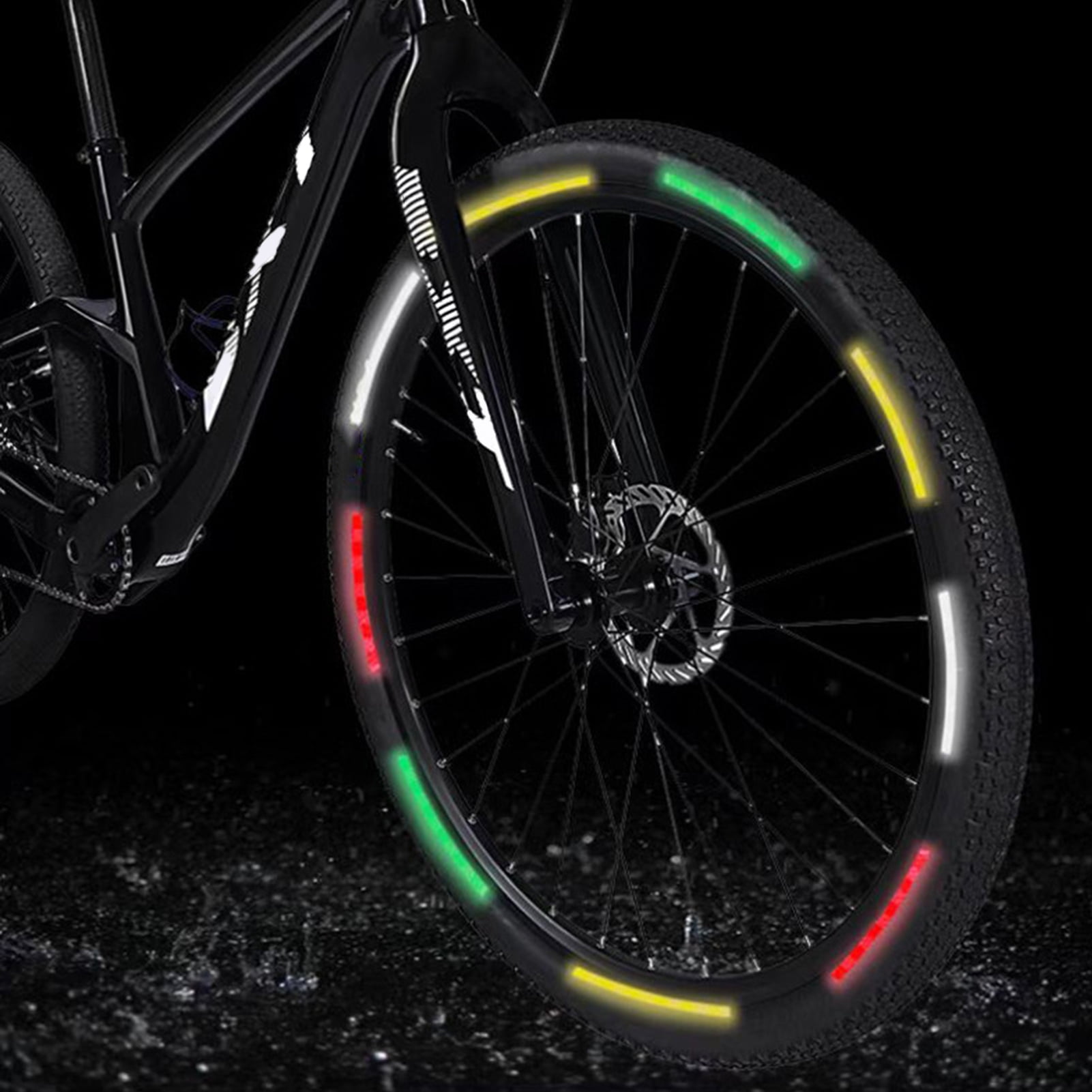 Lot De 84 Réflecteurs Pour Roues De Vélo – Peaux à Rayons Réfléchissantes – Enfant