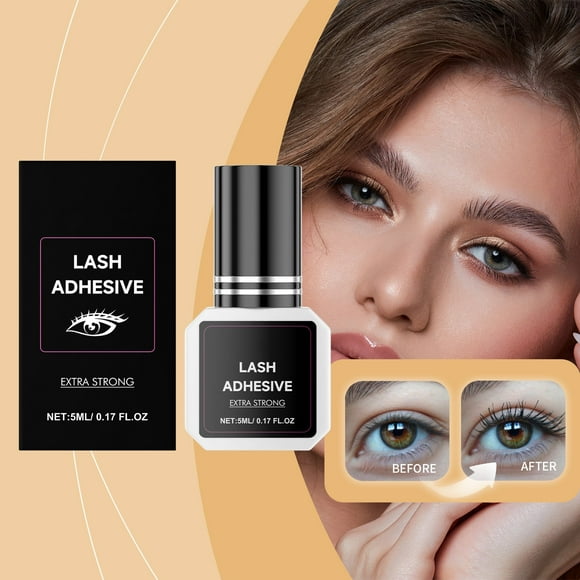 INC Eyelash Extension Glue, Lash Adhesive for Lash Extensions, Quick Shaping Black Adhesive Salon Use for Lash Tech