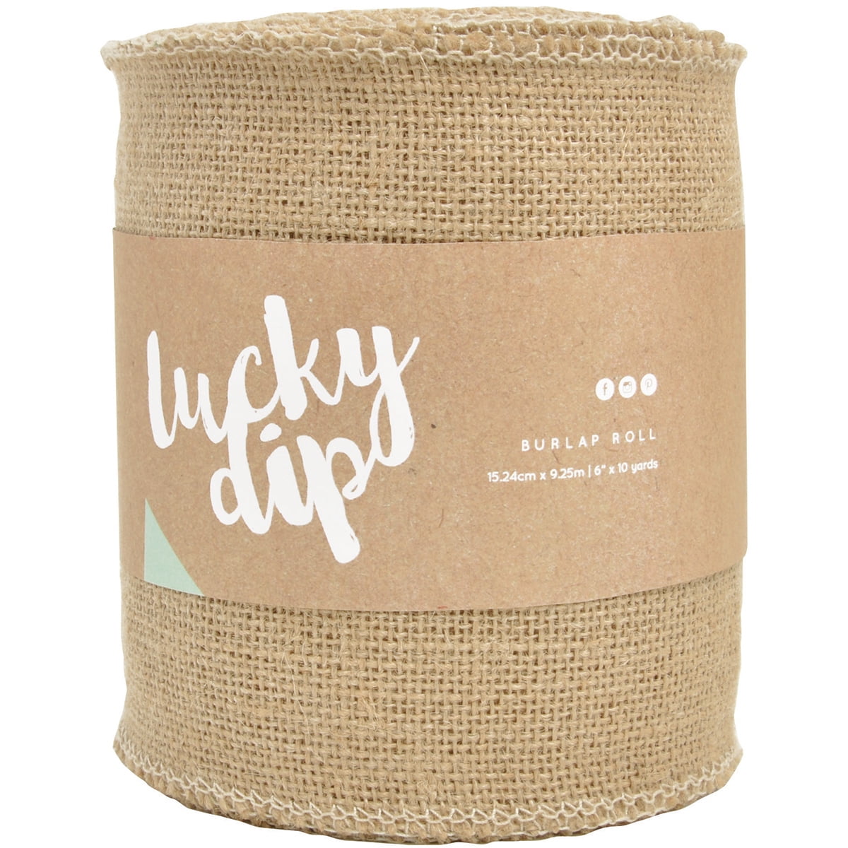 Lucky Dip Burlap Roll6"X10yds