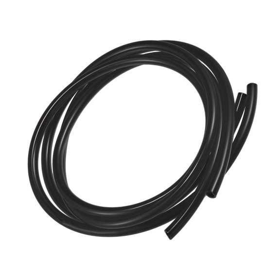 Unique Bargains 2pcs Fuel Vent Line Hose 0.2"x39" 5mm x 1m Gas Line Petrol Hose Tube Universal for ATV Dirt Bike Black