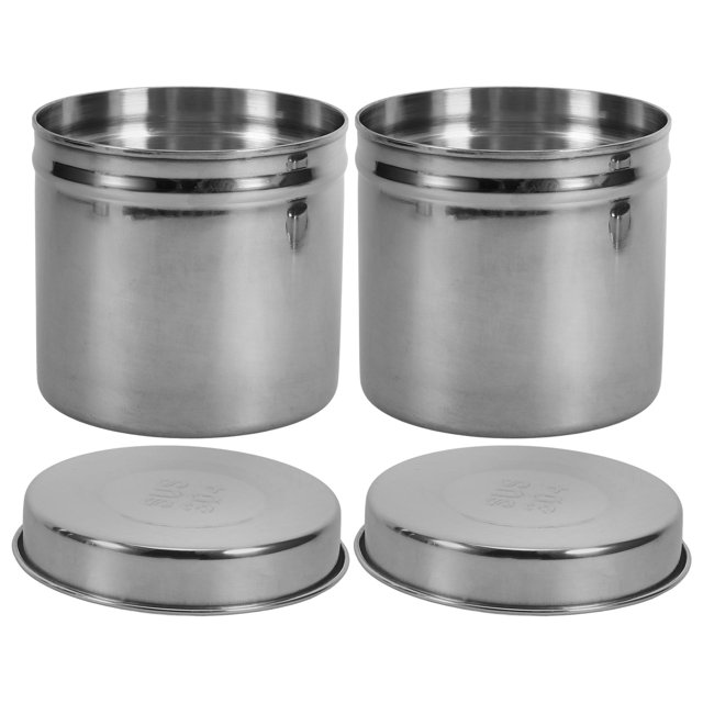 Recipiente para ungüentos, recipiente para azúcar, recipiente para bolas de algodón, soporte de acero inoxidable