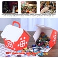 thumbnail image 4 of Paquete de 50 cajas de regalo de papel de Navidad, cajas de dulces en forma de casa, cajas de dulces de papel creativas para decoraciones de fiesta de Navidad TUNC Sencillez, 4 of 5