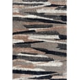 thumbnail image 2 of 7â€™ x 9â€™ Gray and Black Strokes Area Rug, 2 of 5
