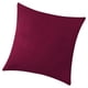 thumbnail image 2 of Funda de almohada cuadrada de terciopelo con forma de almohada, funda de almohada decorativa para sofá de color sólido, rojo vino kenally HA003042-05, 2 of 6