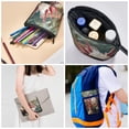 thumbnail image 5 of Xecao Colorful Axolotl Underwater Print Telescopic Pencil Bag Pen Holder Pop Up Stationery Case Stand-up Retractable Transformer Bag Standing Organizer, 5 of 6