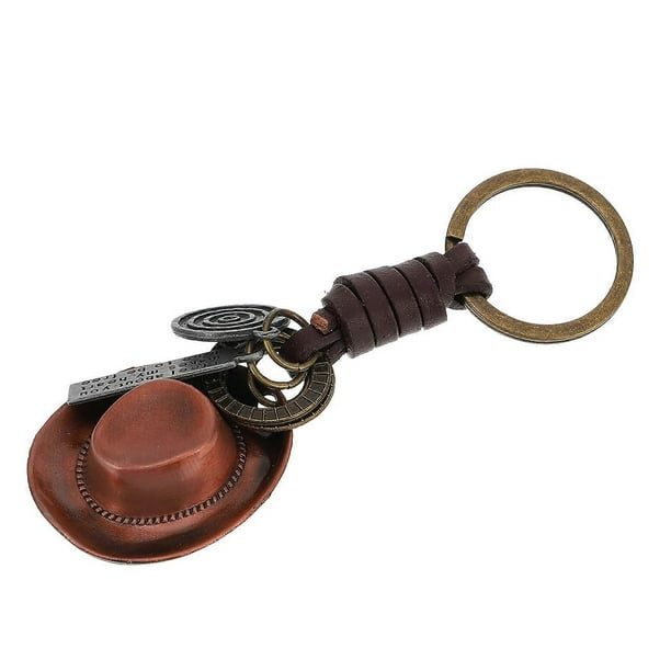 Western Key Chain Vintage Decoration For Men 10.20X3.40X1.00CM Brown Key Holder 1Pack