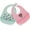 Pink/Aqua, variant on Disney 2-Pack Unisex Baby & Toddler Silicone Bibs with Food Catcher, Soft Waterproof Feeding Accessories Blue/Grey