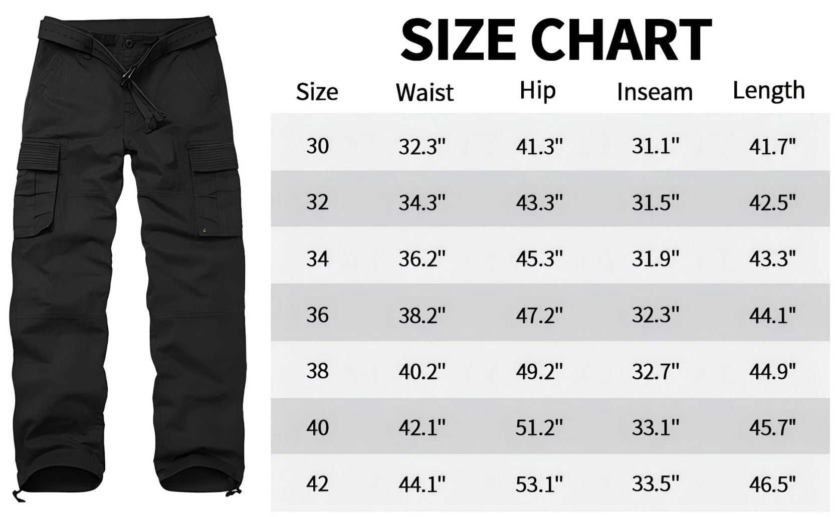 Men's Relaxed Fit Cargo Pants,Cotton Camo Work Pants with 6 Pockets,Durable Outdoor Utility Hiking Pants,No Belt