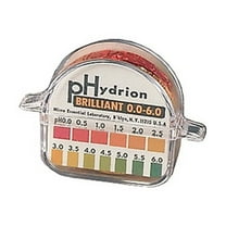 Hydrion pH Paper Standard Kit Refill,pH 0-6,PK5 3VDT7