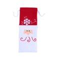 thumbnail image 2 of Funda navideña para botella de vinosoporte para bolsa de regalodecoración navideña (Santa) Ndcxsfigh Nuevos Originales, 2 of 4