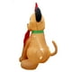 thumbnail image 4 of Inflable Navideño de Perrito con Letrero de Feliz Navidad, 4 of 5