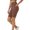 *Brown, variant on VBVC Women's High Waisted Yoga Shorts , Summer Stretchy Workout Leggings For Women , Ladies' Running Athletic Trousers with Pockets,Black,S-2XL