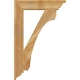 thumbnail image 3 of Ekena Millwork 4"W x 22"D x 34"H Legacy Traditional Rough Sawn Bracket, Western Red Cedar, 3 of 4