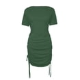 thumbnail image 4 of Neewe Robes d'Été pour Femmes Amples 2026 Col Rond Manches Courtes Élégantes Chic Décontracté Grande Taille Printemps Été Robe de Mode, 4 of 7