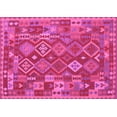 thumbnail image 1 of Ahgly Company Indoor Rectangle Oriental Pink Traditional Area Rugs, 7' x 9', 1 of 4