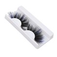 thumbnail image 3 of Pestañas postizas azules de 25 mm para mujer, elegantes, reutilizables, largas y rizadas, de colores, 70E-32C, 3 of 14