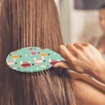 thumbnail image 4 of Starry Night Themed Scalp Massage Brush - Gentle on Sensitive Scalps, Smoothing Brush for Wet & Dry Hair, Reduces Static & Promotes Shine, Compact & Travel-Friendly, 4 of 5