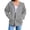 Grey, variant on Shadoumai Zip Up Hoodie Women Long Sleeve Fall Winter Plus Size Plain Hooded Sweatshirts Trendy Casual Fashion Jacket With Pockets