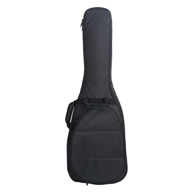 Sac de Guitare Électrique Noir, Étui de Sac à Dos Rembourré, Housse Imperméable, Prise Pratique