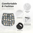 thumbnail image 4 of Bixox Women's Cartoon Bulldog 1 pattern 2 in 1 Running Shorts - Lightweight Athletic Workout Gym Yoga Shorts Liner with Pockets - XX-Large, 4 of 5