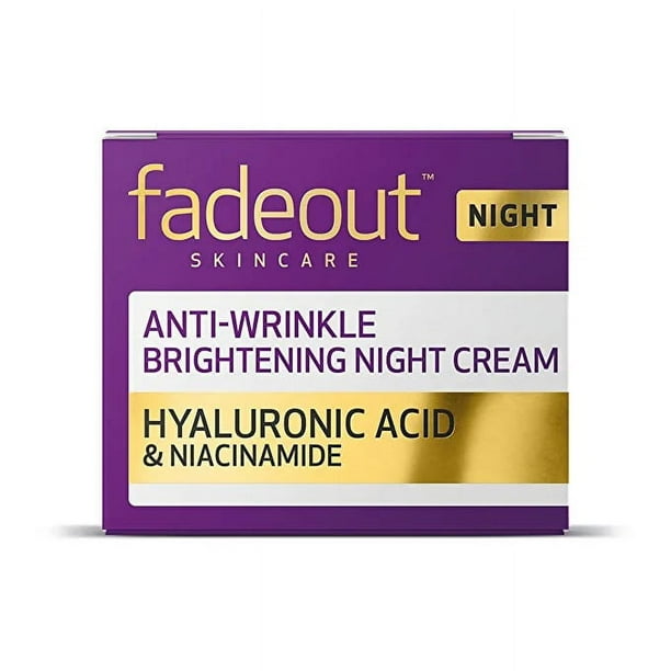 Fade Out Anti Wrinkle Brightening Night Cream with Hyalouronic