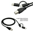 thumbnail image 3 of SIEYIO Mobile Phone to Printer OTG Cable Micro USB & Type C to USB-B Electronic Piano Microphone Connection Cord Adapter Line, 3 of 8