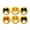 3, variant on Owl Punch Needle Coasters Kit,6-pattern punch needle Needle Coasters Kit ,Punch Art for Beginners,Suitable for Home Decoration