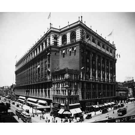 stretched canvas art new york macy s 1908 nmacy s department