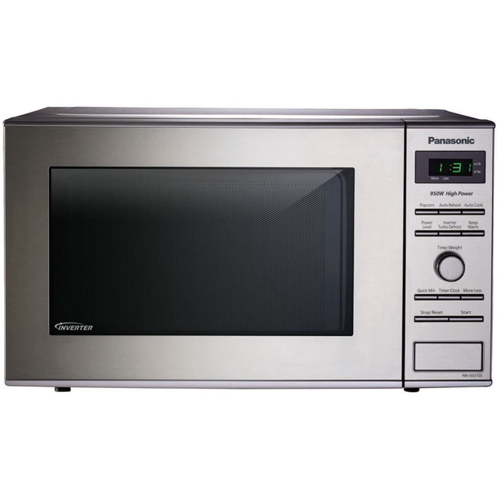 Panasonic 0.8 Cu. Ft. 950W Countertop Microwave Oven, Stainless Steel