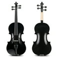 thumbnail image 3 of Tcbosik Violin Set, 4/4 Full Size Fiddle Kit with Hard Case, Violin Bow, Shoulder Rest, Rosin,Extra Strings and Sordine for Adults Beginners Students, Black, 3 of 9