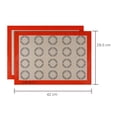 thumbnail image 3 of DRAFIDEEP Roll-Up Baking Mat Silicone Pizza Mat For Baking Oven Use By Pastry Chefs 1Set, 3 of 8