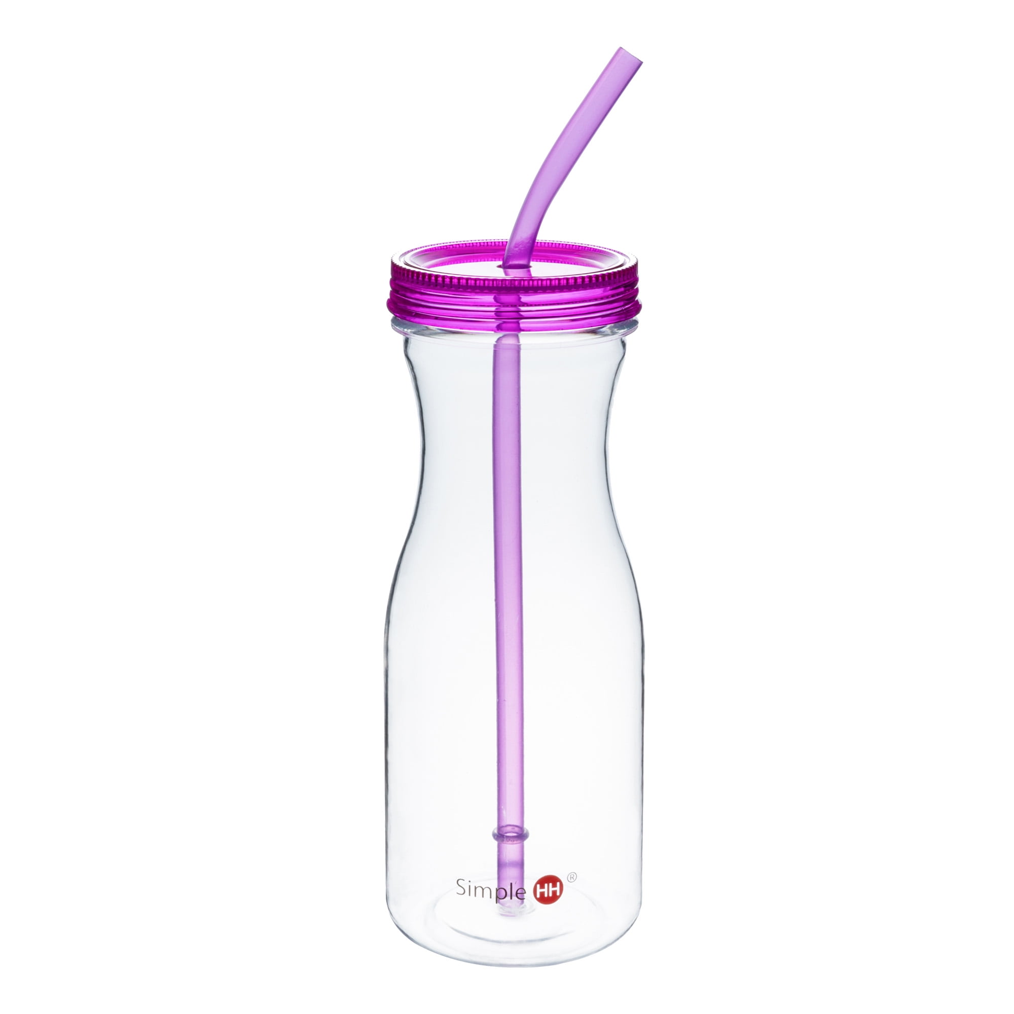 Tritan Water Bottle With Straw by Simple HH: BPA Free Cold ...
