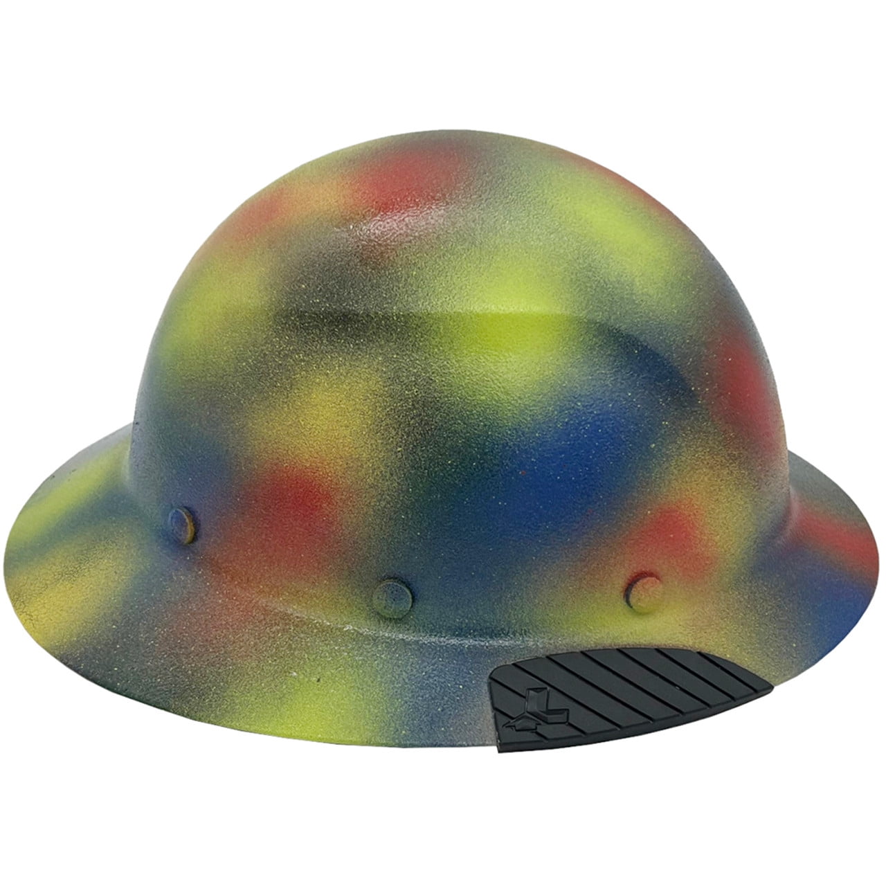 Lift Safety Actual Carbon Fiber Hard Hat - Full Brim Textured Paintball Camo