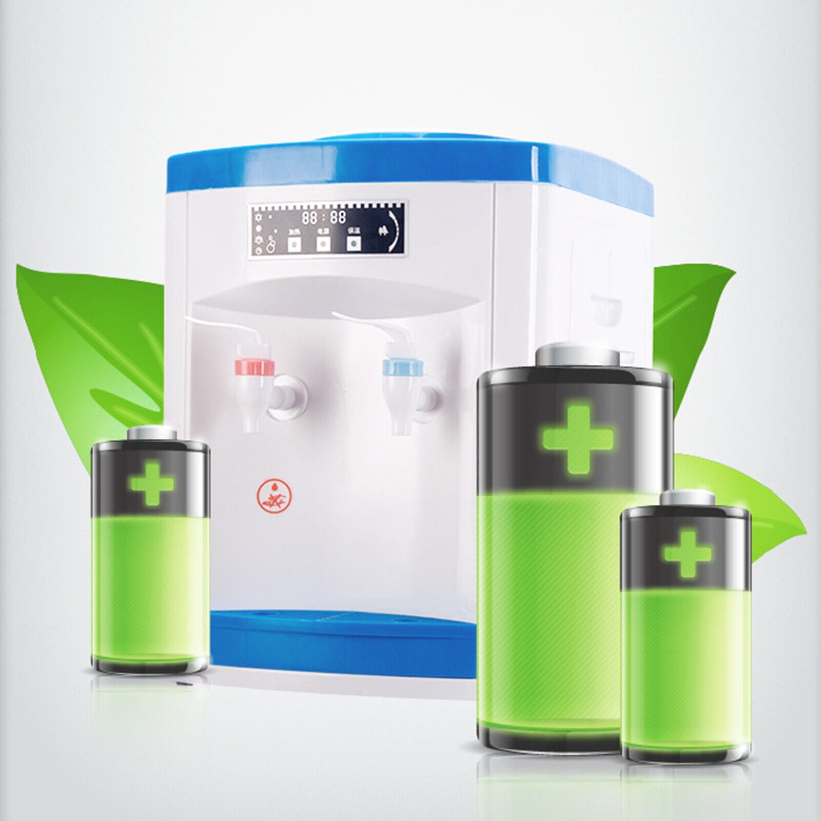 Miumaeov Desktop Electric Hot & Cold Water Dispenser 5Gallon Top Loading Drinking Machine