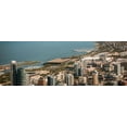 thumbnail image 2 of Aerial view looking out over the south shore of Chicago Illinois with the steel mills of Gary Indiana in the distance 1000pc Panoramic Puzzle, 2 of 2