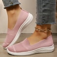 thumbnail image 2 of mgoYE Slip Resistant Work Shoes for Women Women's Slip-On Sneaker|Pink 9, 2 of 9