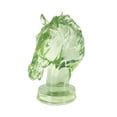 thumbnail image 6 of 6" x 13" Green Resin Tinted Horse Sculpture, by DecMode, 6 of 9