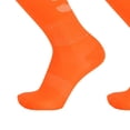 thumbnail image 4 of FSYBOA Boys Athletic Socks, Knee-High Breathable Stretch Basketball Kids Soccer Socks Orange Size 5-17T, 4 of 5