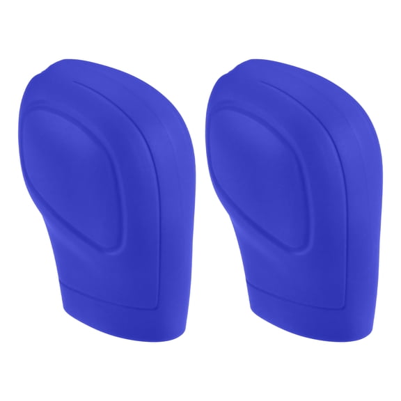 Unique Bargains Universal Car Gear Shift Cover Comfortable Handbrake Shifter Cover Anti-Slip Silicone Dark Blue 2 Pcs