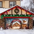 thumbnail image 3 of BotaniNest Large Garage Door Banner Outdoor For Holiday Season Front Porch Yard Festive Party Welcome Sign, 3 of 5